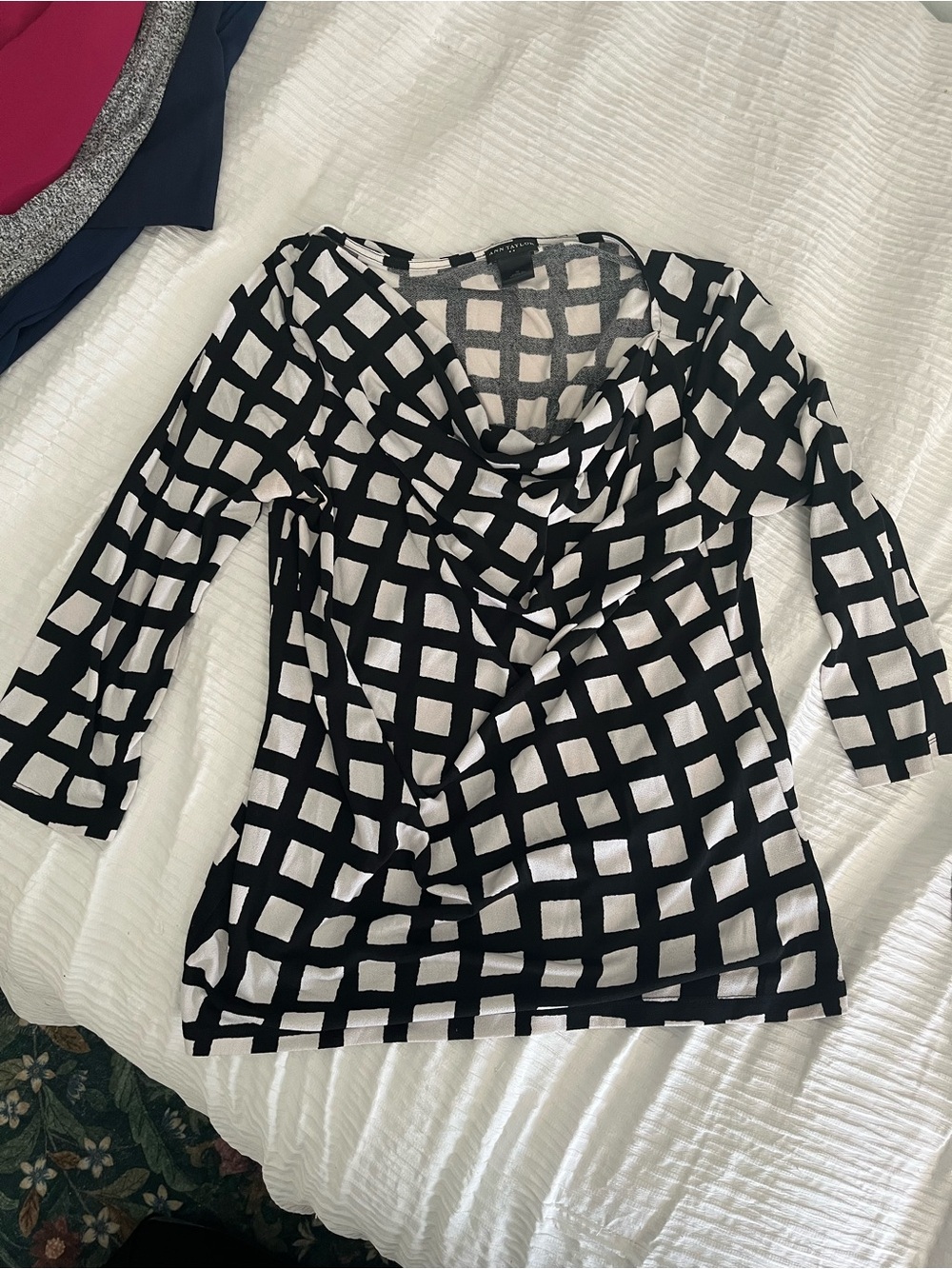 Ann Taylor Checkered top